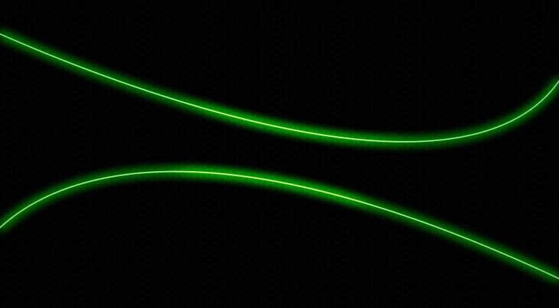 2K, wave, science, curve, multi colored, Green, light - natural phenomenon, astronomy, night, green color, Aero, black color, illuminated, no people, abstract