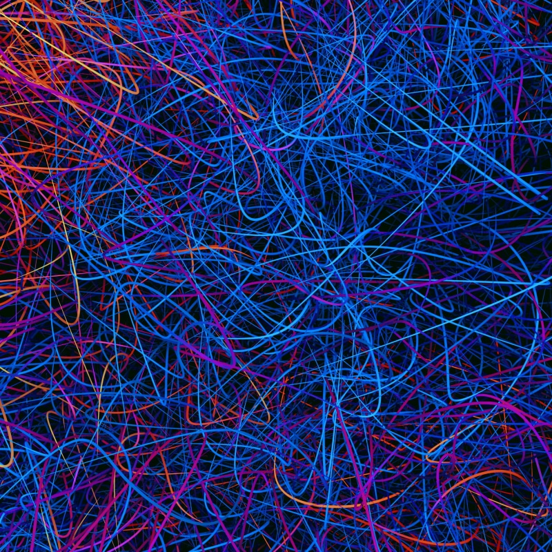 1080P, neon, lines, plexus, multicolored