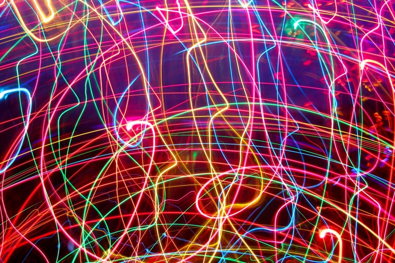 pattern, low angle view, plexus, connection, arts culture and entertainment, full frame, night, nature, long exposure, glowing, light - natural phenomenon