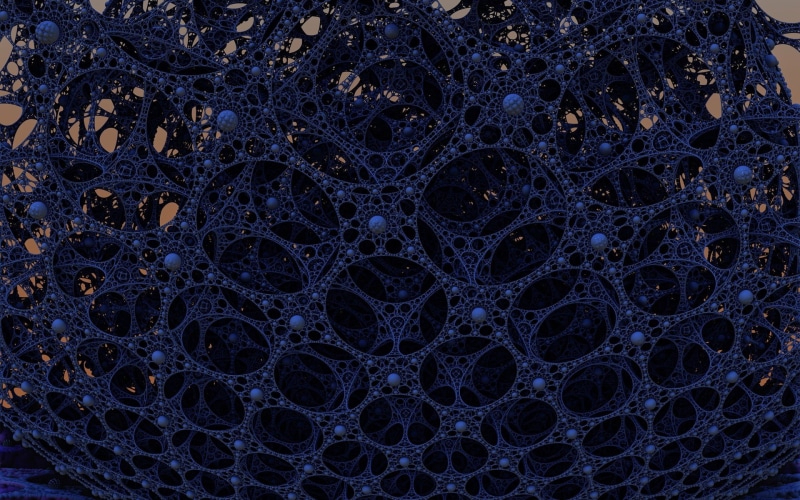 abstract backgrounds, turquoise colored, arts culture and entertainment, brown, net, plexus, abstract, indoors, blue, science, small, backgrounds, nature