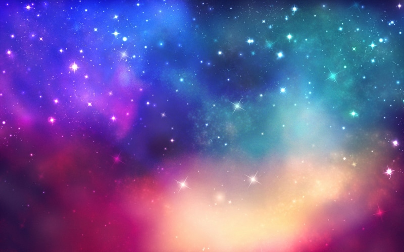 abstract backgrounds, outer, shiny, constellation, purple, science, spiral Galaxy, blue, astrology, globular Star Cluster, 2K, luminosity, star - Space
