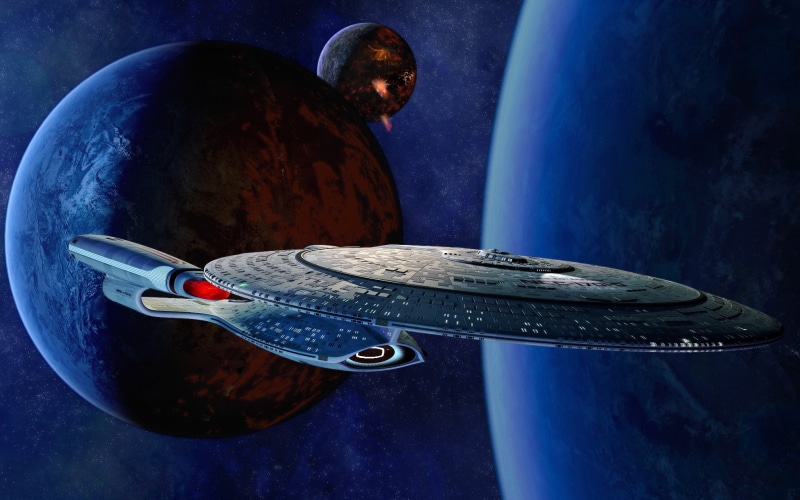 Star Trek, 1080P, planet, USS Enterprise (spaceship), space