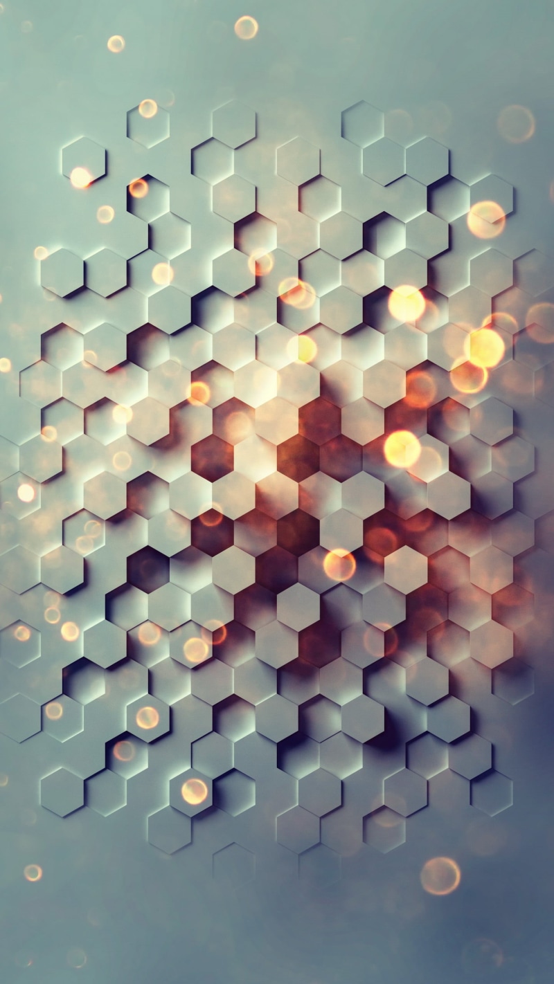 2K, hexagon, light - natural phenomenon, abundance, technology, circle, pattern, illuminated, in a row, studio shot, close-up, lighting equipment, geometric shape