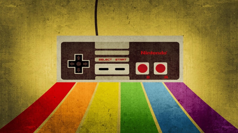 game, 1920x1080, black, 1080P, console, gray, controller, nintendo, games