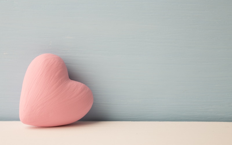 background, 2K, pink, wall, heart