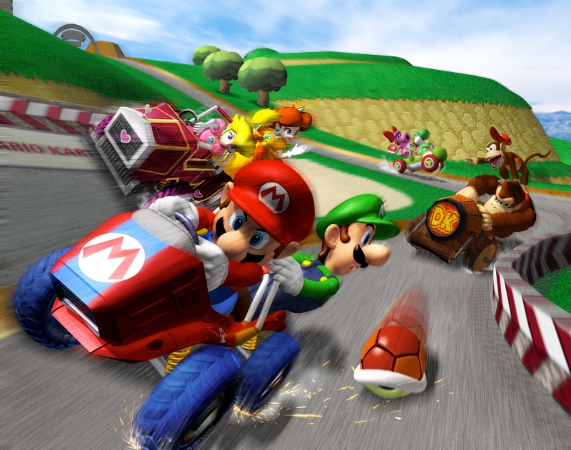 Donkey Kong, Princess Peach, Princess Daisy, Mario Kart: Double Dash‼, Mario, Luigi, Birdo, 1080P, Diddy Kong, Yoshi