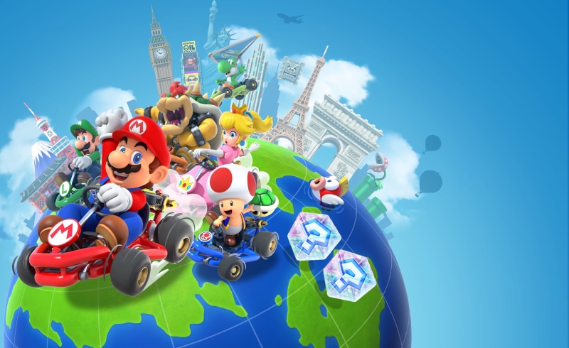 Toad (Mario), 2K, Video Game, Yoshi, Luigi, Princess Peach, Mario Kart Tour, Bowser, Mario