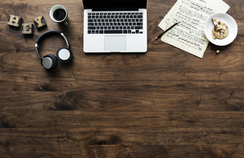 aerial, high angle view, directly above, flat lay, drink, home, coffee - drink, cup, hobby, wireless technology, cafe, lifestyle, technology, table, keyboard