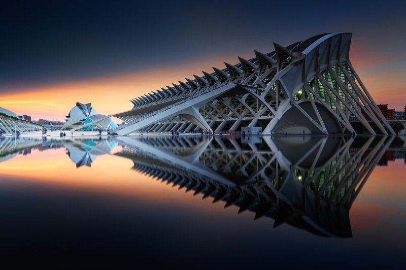 1080P, Valencia, Spain, The city of arts and Sciences, architecture, complex