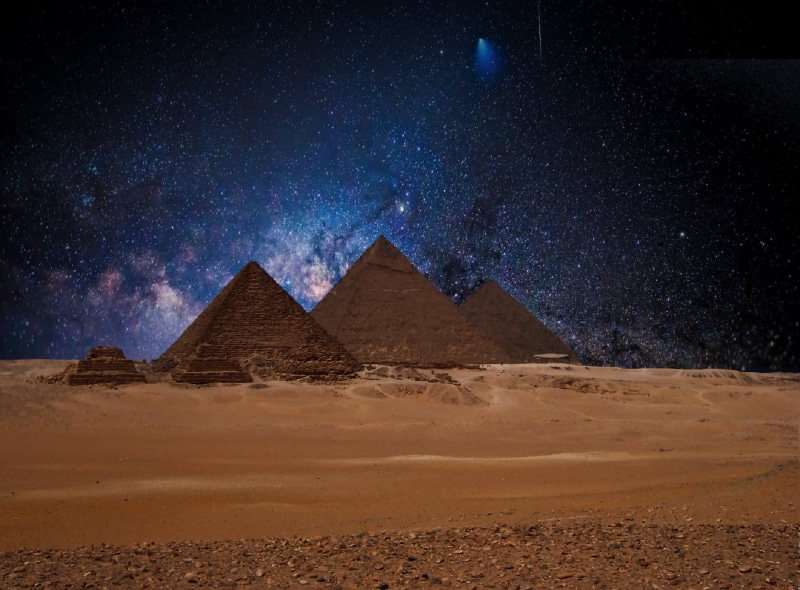 space, ancient civilization, 1080P, egypt, cosmos, no people, architecture, astronomy, desert, nature, scenics - nature, ancient, sky, built structure