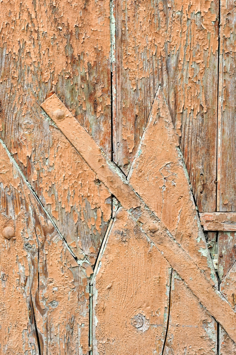 door, rock, solid, non-urban scene, no people, full frame, paint, built structure, brown, backgrounds, texture, wood - material, wood, color, node, old