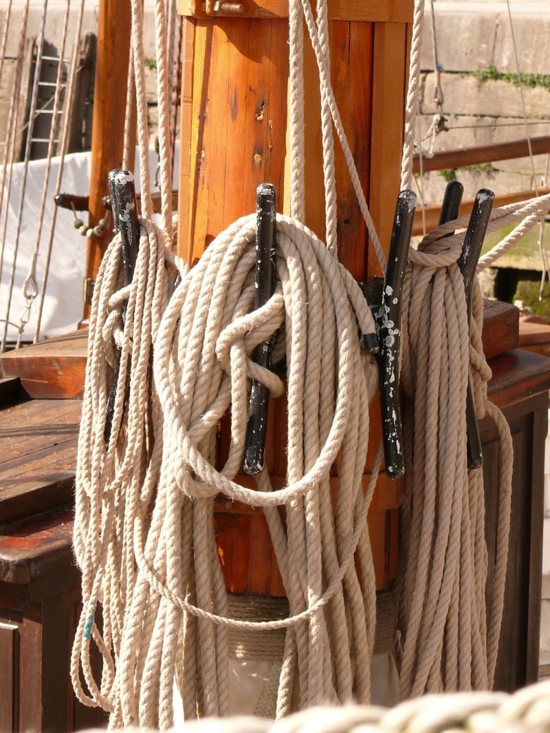 close-up, water, wood, focus on foreground, port, maritime, sailing vessel, tied knot, nautical vessel, tied up, connection, wharf, transportation, old rig