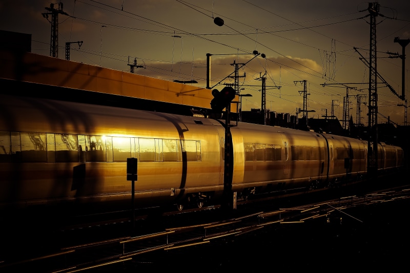 waiting, railway, upper lines, no people, public transportation, railroad station, train, railroad track, transport, railway line, ice, central station