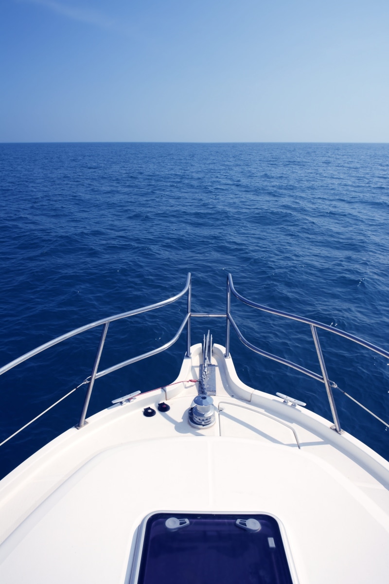 boat deck, passenger craft, horizon over water, beauty in nature, Ship, horizon, scenics - nature, sky, water, speedboat, sailing, travel, yachting, mode of transportation