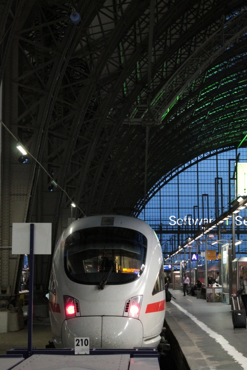 rail traffic, illuminated, street, railway, 4K, rail transportation, departure, concourse, motor vehicle, mode of transportation, architecture, public transportation
