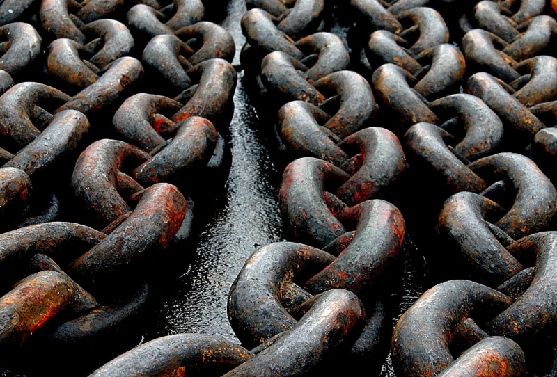 abundance, textured, links, backgrounds, chain, steel, still life, strength, linked, maritime, solid, pattern, metal, Cables, protect, no people, high angle view