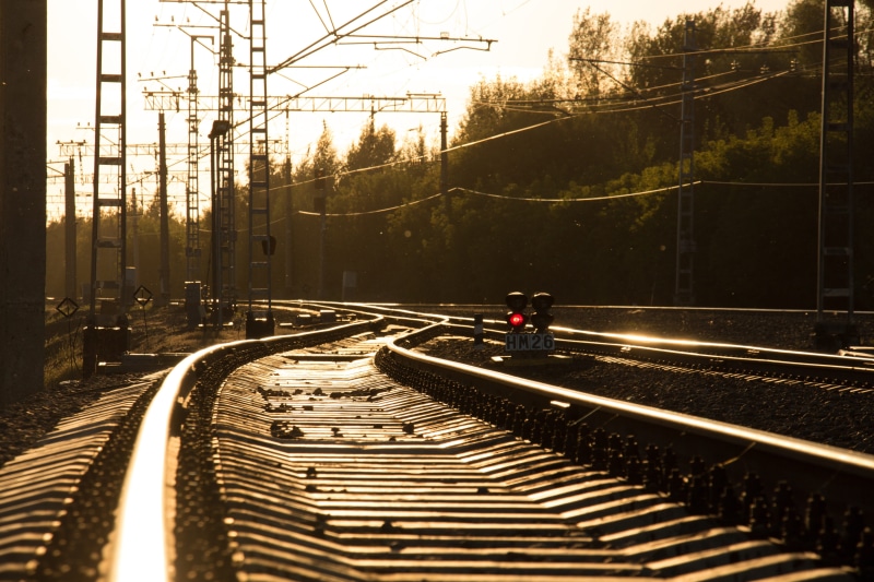 very nice, transportation, the way, sleepers, travel, rail transportation, outdoors, line, electricity, tree, one person, road, track, black, railroad track