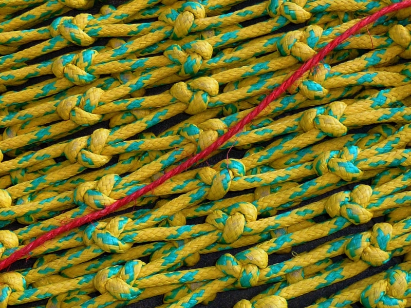 string, pattern, 2K, network, textured, fishing, rope, complexity, multi colored, tangled, high angle view, textile, wool, fischer, node, abundance, fish