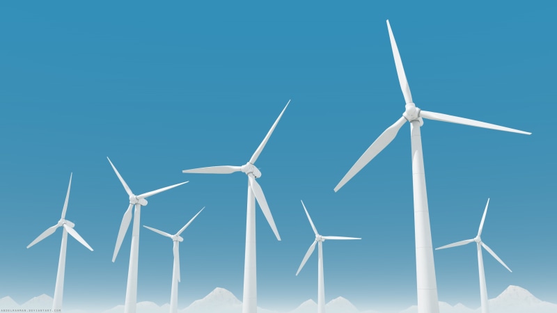 Wind turbines, Electrical grid, 2K, Renewable energy