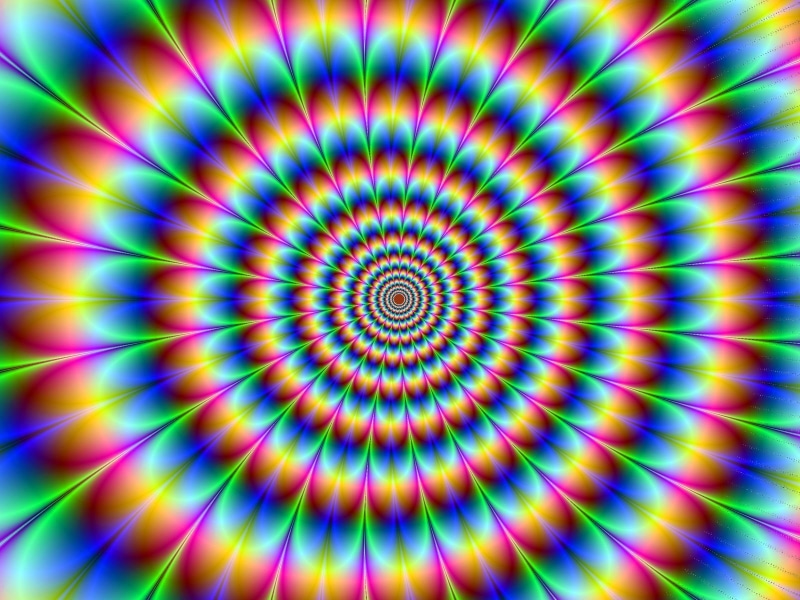 colorful, art, digital art, waves, digital, circle, 720P