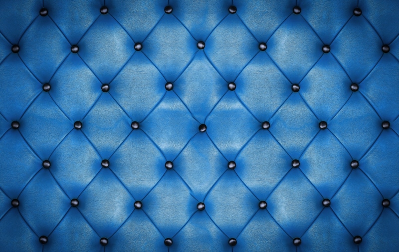 headboard, furniture, skin, retro styled, indoors, texture, softness, geometric shape, leather, textured effect, shape, pattern, blue, backgrounds, design