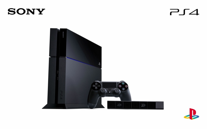 Sony, PlayStation 4, simple background, video games, consoles, 4K