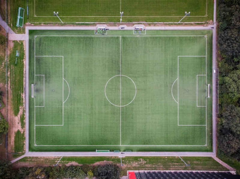 netherlands, aerial, no people, field, 2K, architecture, game, arena, grass, high angle view, door, sports, soccer team, stadium, playing field, outdoors