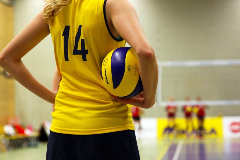 people, volley, fairness, rear view, photography, exercising, young, exercise, shot, yellow, standing, athlete, training, competitive sport, holding, number