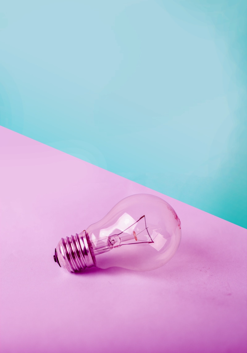electric light, single object, copy space, reflection, no people, turquoise colored, pastel, still life, lightbulb, indoors, purple, water, colors, swimming pool