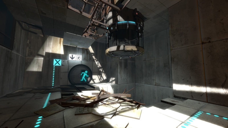 abandoned, built structure, no people, day, architecture, Aperture Laboratories, site, window, light, screenshot, lighting equipment, wall - building feature