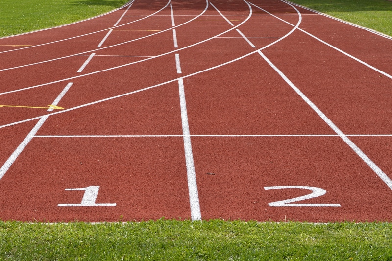 career, mark, tartan, competitive sport, day, number, runway, racecourse, tartan track, grass, dividing line, running track, track and field, 5K, numbering