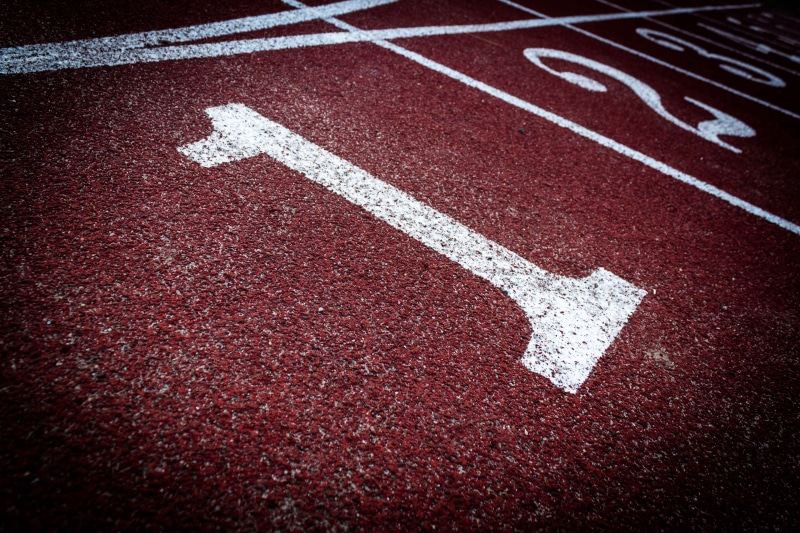 no people, 4K, road, running lanes, dividing line, competitive sport, communication, asphalt, running track, day, outdoors, close-up, track and field