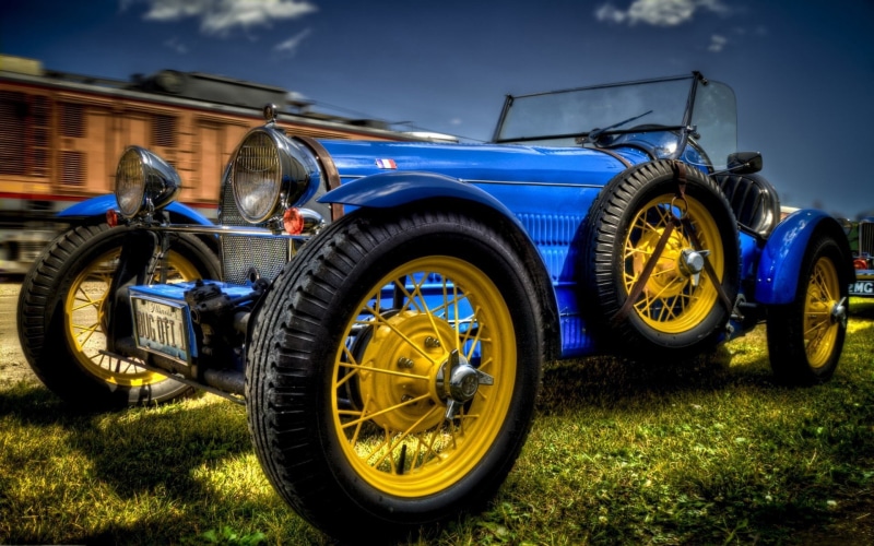 bugatti, vintage, vintage car, classic car, classic, car, 1080P