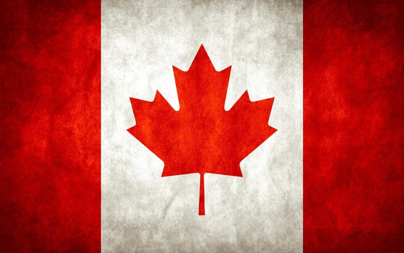 flags, stripes, flag, canada, canadian, leaves, 2K