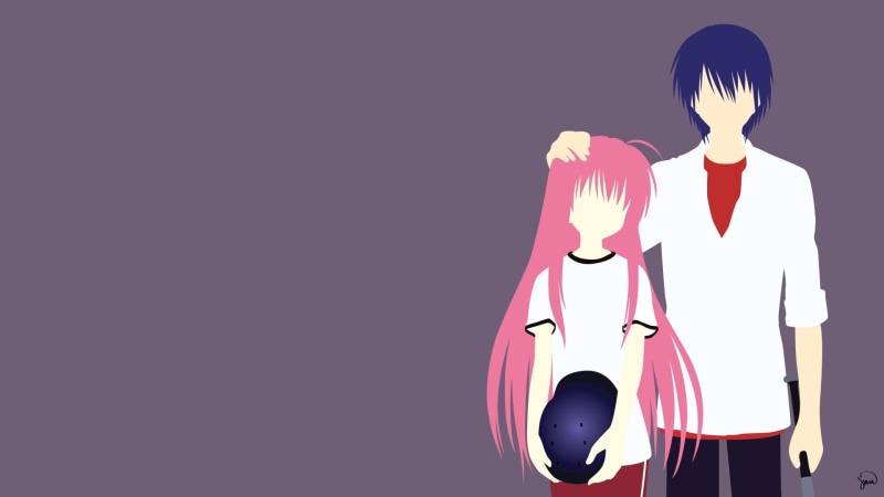 Yui (Angel Beats!), cut out, copy space, one person, art and craft, creativity, 1080P, light - natural phenomenon, indoors, studio shot, representation