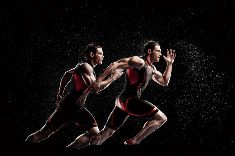 isolated, action, two People, competitive Sport, men, adult, athletes, determination, spray, sports Training, fighting, activity, sport, young men, motion