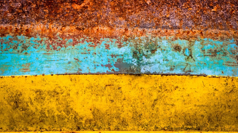 deterioration, wall - building feature, weathered, abandoned, textured, wreck, rough, outdoors, orange, old, line, dirt, run-down, damaged, no people