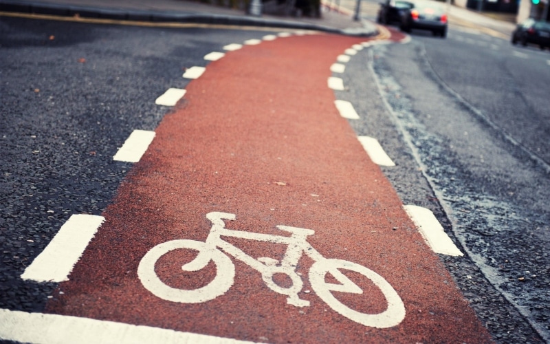 city Life, city, sport, pedestrian crossing, communication, direction, no People, marking, day, dividing Line, mode of Transport, speed, bicycle Lane, in a row