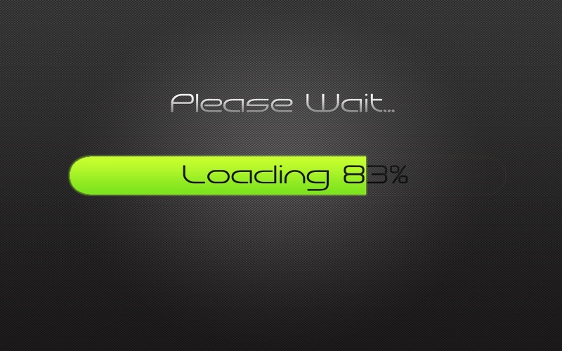 Words, business, shiny, computer, backgrounds, internet, concepts, illustration, close-up, computer Icon, no people, Please Wait..., capital letter, 83%