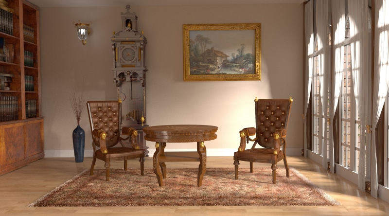 paintings, Palace, computergraphics, 3D, architecture, Home, Design, book, antique, frame, 3DArt, chair, 3DComputerGraphics, window, Relax, lighting equipment