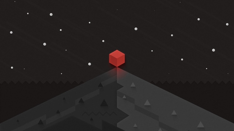 red, night, triangle shape, creativity, dark, silhouette, material design, abstract, 1080P, architecture, nature, geometric shape, shape, symbol, hex