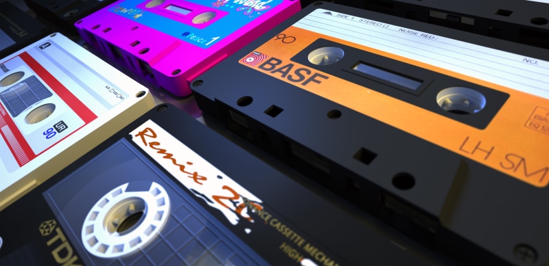 control, arts culture and entertainment, tapes, industry, color, information medium, four, full frame, assorted, multi colored, keypad, close-up, 3d, group of objects