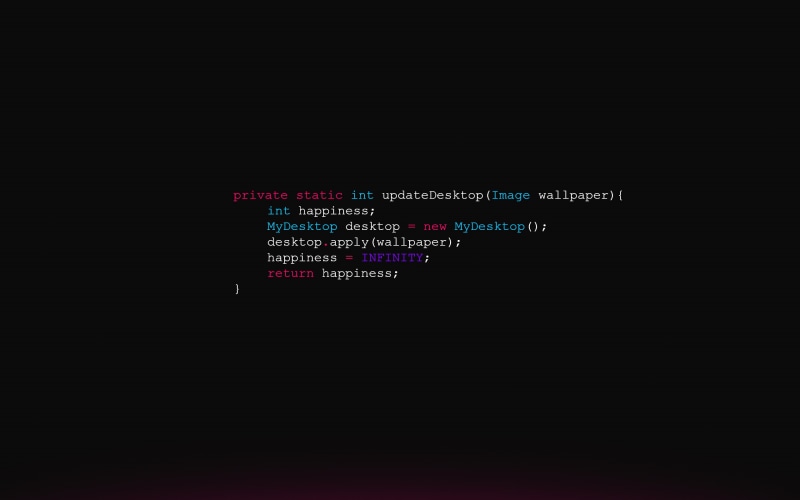 syntax highlighting, minimalism, Java, 2K, code