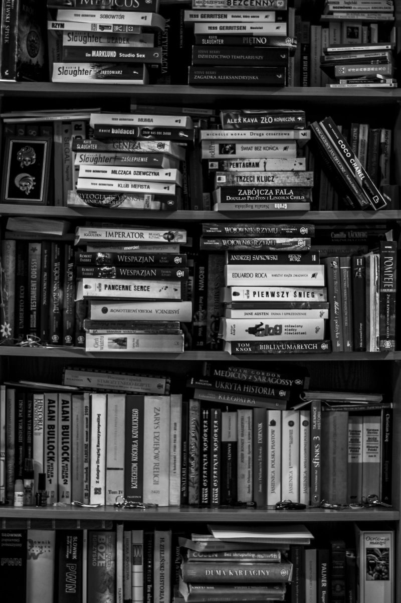 industry, data, shelf, arrangement, black-and-white, college, indoors, choice, research, knowledge, variation, page, still life, large group of objects