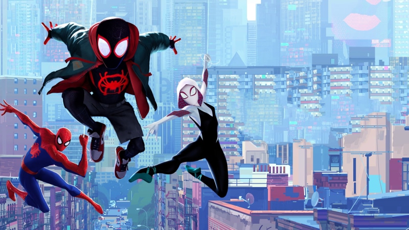 Spider-Man, Miles Morales, Spider-Man: Into The Spider-Verse, 4K, Gwen Stacy, Movie