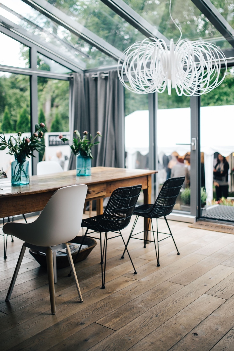 day, chairs, plant, interior design, table, business, focus on foreground, room, potted plant, 2K, house, interior, furniture, seat, no people, dining