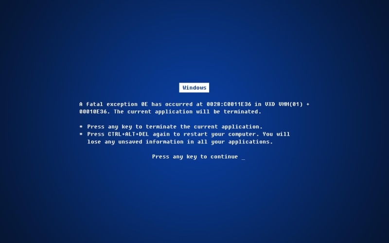 fatal, funny, 2K, error, windows