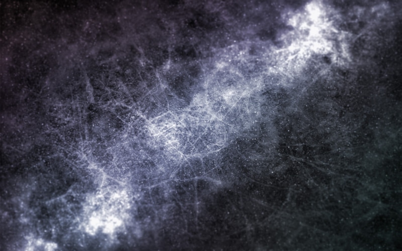 Milky Way, textured, blurred, stars, dark, winter, cloud - sky, star - space, neurons, abstract, black, 2K, purple, mystery, galaxy, cold temperature