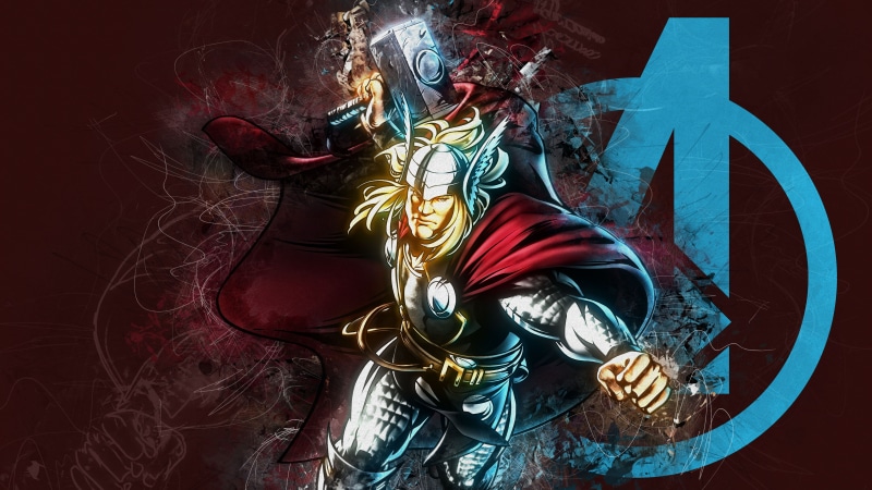 Marvel vs. Capcom 3: Fate of Two Worlds, Thor, comics, artwork, hero, 4K, Marvel Vs. Capcom