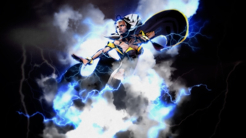 holding, X-Men, night, Marvel Vs. Capcom, emotion, Marvel vs. Capcom 3: Fate of Two Worlds, people, illuminated, young adult, smoke - physical structure
